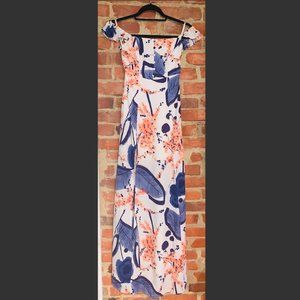 Floral Off-the-Shoulder Maxi